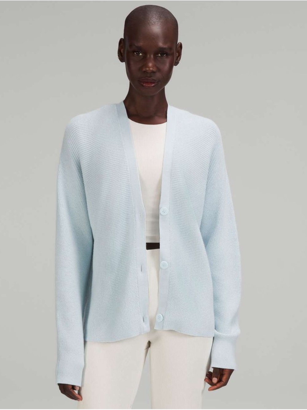 Lululemon Merino Wool-Blend Cardigan | Cozy Minimalist Layer | EUC